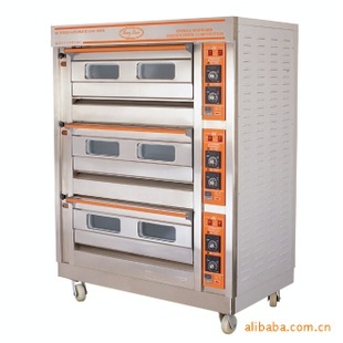 食品烘焙设备-恒联|燃气烘炉|QL-6A(三层六盘不锈钢)-食品烘焙设备尽在阿里.